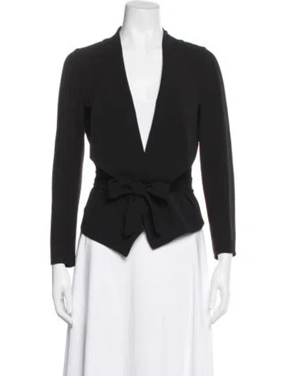 Pre-owned Max Mara Virgin Wool Jacket In Black