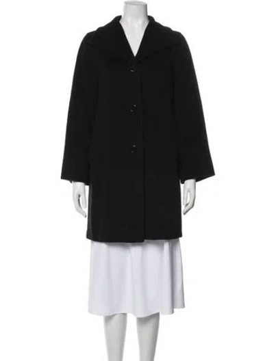 Pre-owned Max Mara Virgin Wool Jacket In Black