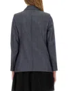 Max Mara Virgin Wool Jacket In Blue
