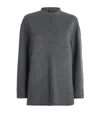 Max Mara Virgin Wool Jacket In Gray