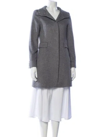 Pre-owned Max Mara Virgin Wool Jacket In Gray