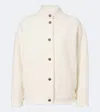 Max Mara Palmizi Button-up Jacket In White