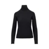 Max Mara Solid Cashmere Turtleneck Sweater In Black