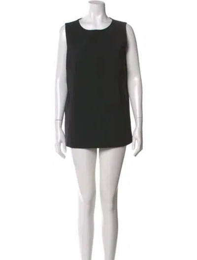 Pre-owned Max Mara Virgin Wool Mini Dress In Black