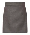 Max Mara Virgin Wool Mini Skirt