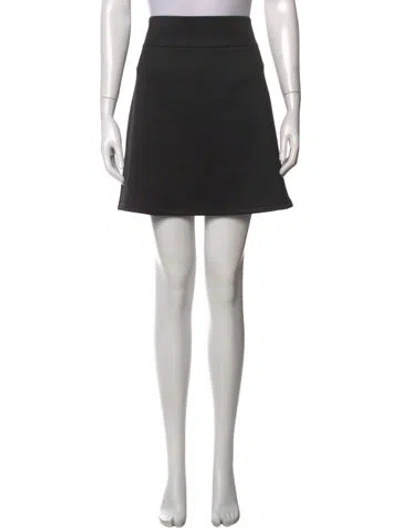 Pre-owned Max Mara Virgin Wool Mini Skirt In Brown