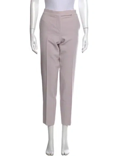 Pre-owned Max Mara Virgin Wool Pants In Blue