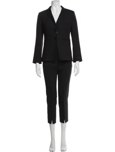 Pre-owned Max Mara Virgin Wool Pantsuit In Multi