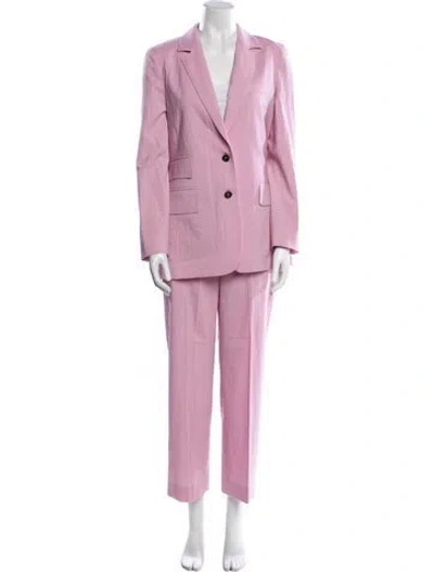 Pre-owned Max Mara Virgin Wool Pantsuit In Purple