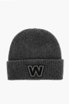 Max Mara Virgin Wool Ribbed Alben Beanie