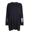 Max Mara Virgin Wool Sequinned Sweater In Blue