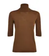 Max Mara Cecina Turtleneck In Brown
