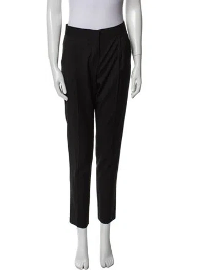 Pre-owned Max Mara Virgin Wool Skinny Leg Pants In Multi