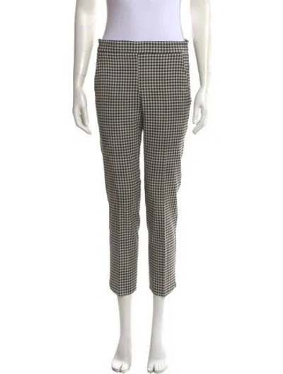 Pre-owned Max Mara Virgin Wool Straight Leg Pants In Multi