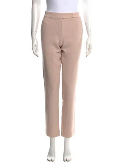 Pre-owned Max Mara Virgin Wool Straight Leg Pants In Neutral