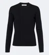 Max Mara Virgin Wool Sweater In Black