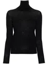 Max Mara Eles Wool And Cashmere Sweater In Blue