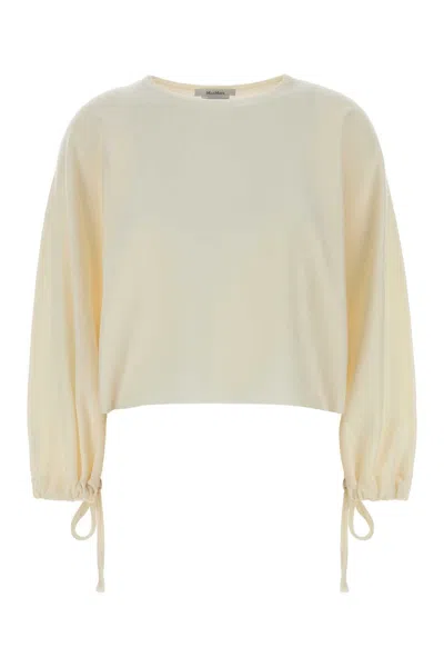 Max Mara Virgin Wool Sweater In Brown