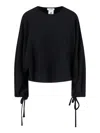 Max Mara Virgin Wool Sweater Frais In Black