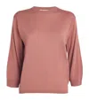 Max Mara Virgin Wool Sweater In Pink