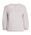 Max Mara Virgin Wool Sweater In White