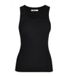 Max Mara Round-necked Vest In Black