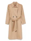 Max Mara Madame Virgin Wool And Ecru Cashmere Coat