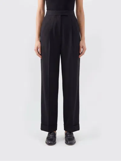 Max Mara Pants Woman Color Black