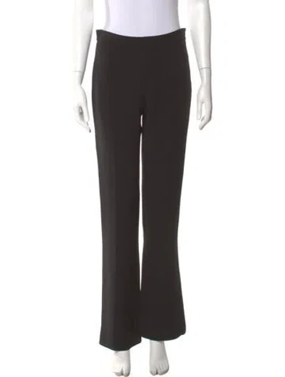 Pre-owned Max Mara Virgin Wool Wide Leg Pants In Gray