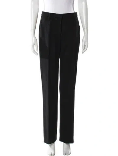 Pre-owned Max Mara Virgin Wool Wide Leg Pants In Gray