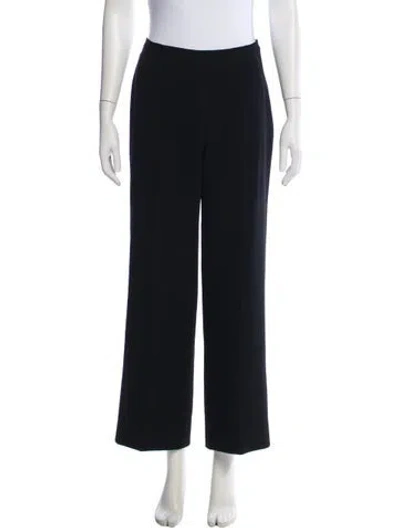 Pre-owned Max Mara Virgin Wool Wide Leg Pants In Multi
