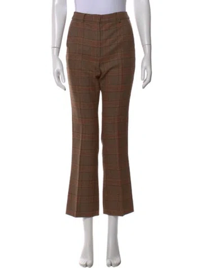 Pre-owned Max Mara Virgin Wool Wide Leg Pants W/ Tags In Neutral