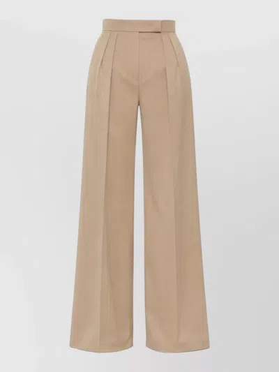 Max Mara Virgin Wool Wide-leg Suit Trousers