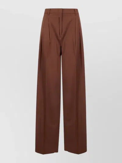 Max Mara Virgin Wool Wide-leg Trousers