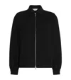 Max Mara Virgin Wool-blend Jacket In Black