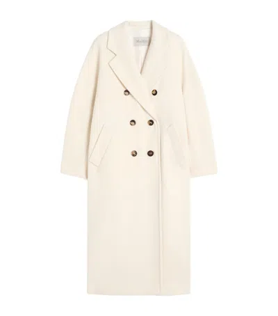 Max Mara Virgin Wool-cashmere Madame Icon Coat In Neutral