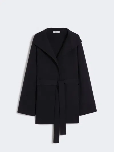 Max Mara Viscose And Wool Jacket In Black
