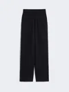 Max Mara Elastic Waist Casual Pants In Black