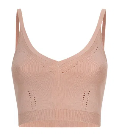 Max Mara Viscose-blend Tank Top In Black