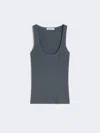 Max Mara Viscose-blend Yarn Top In Gray