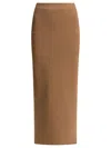 Max Mara Alce Maxi Pencil Skirt In Brown