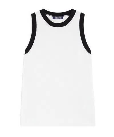 Max Mara Viscose Crepe Top In True Color
