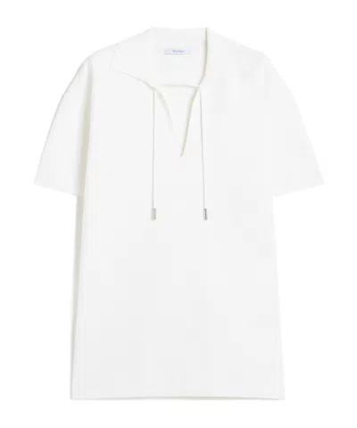 MAX MARA VISCOSE CRÊPE YARN BLOUSE