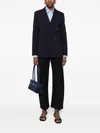Max Mara Viscose Double-breasted Blazer In Blue