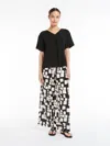 Max Mara Viscose Jersey Blouse In Black