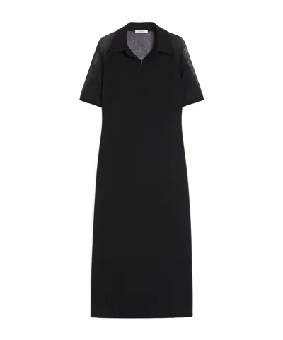Max Mara Viscose Jersey Dress In Black
