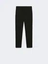 Max Mara Viscose Jersey Trousers In Black