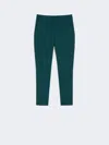 Max Mara Viscose Jersey Trousers In Blue