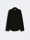 Max Mara Viscose Knit Shirt In Black