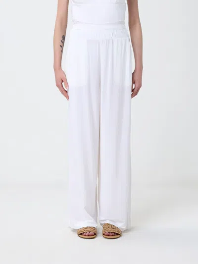 Max Mara Pants Woman Color White